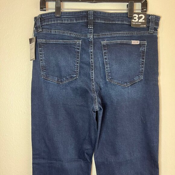 NWT New $288 Joe's High Rise Flare Jeans Size 32 Dark Wash Stretch - Picture 7 of 11